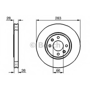 Тормозной диск BOSCH 0 986 478 831