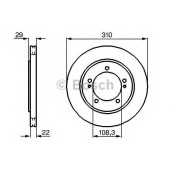 Тормозной диск BOSCH 0 986 478 839