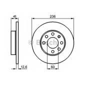 Тормозной диск BOSCH 0 986 478 081