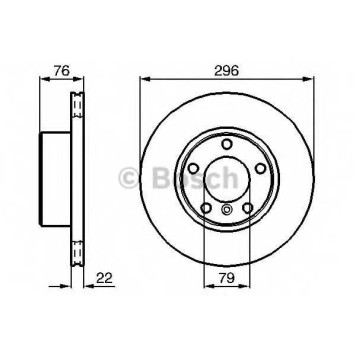 Тормозной диск BOSCH 0 986 478 848