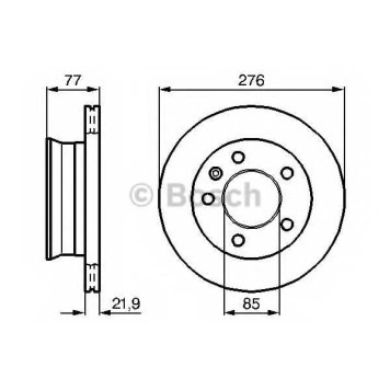 Тормозной диск BOSCH 0 986 478 849