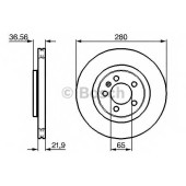 Тормозной диск BOSCH 0 986 478 852
