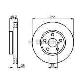 Тормозной диск BOSCH 0 986 478 858