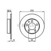 Тормозной диск BOSCH 0 986 478 868