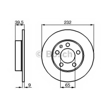 Тормозной диск BOSCH 0 986 478 868