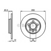 Тормозной диск BOSCH 0 986 478 871