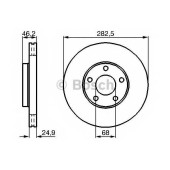 Тормозной диск BOSCH 0 986 478 872