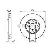 Тормозной диск BOSCH 0 986 478 881
