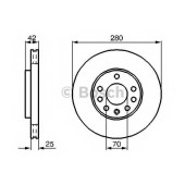 Тормозной диск BOSCH 0 986 478 883