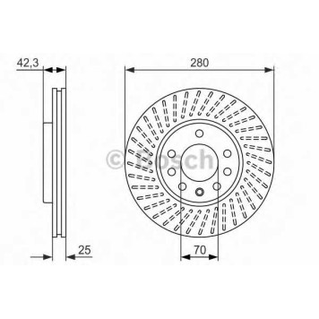 Тормозной диск BOSCH 0 986 479 919