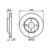 Тормозной диск BOSCH 0 986 478 892