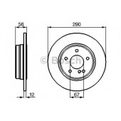 Тормозной диск BOSCH 0 986 478 899