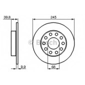 Тормозной диск BOSCH 0 986 478 986