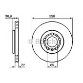 Тормозной диск BOSCH 0 986 478 988