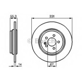 Тормозной диск BOSCH 0 986 478 995