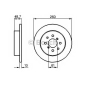 Тормозной диск BOSCH 0 986 479 014