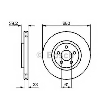 Тормозной диск BOSCH 0 986 479 029