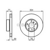 Тормозной диск BOSCH 0 986 479 116