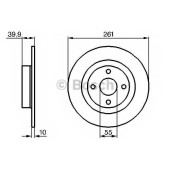 Тормозной диск BOSCH 0 986 479 128