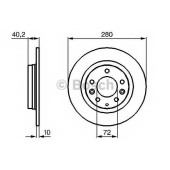 Тормозной диск BOSCH 0 986 479 131