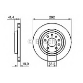 Тормозной диск BOSCH 0 986 479 142