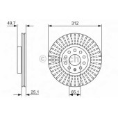 Тормозной диск BOSCH 0 986 479 932