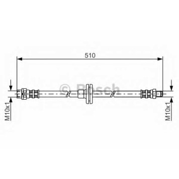 Тормозной шланг BOSCH 1 987 476 056