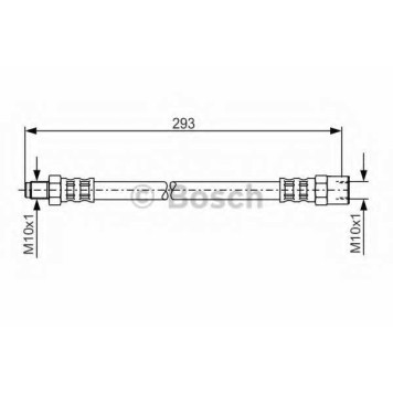 Тормозной шланг BOSCH 1 987 481 160