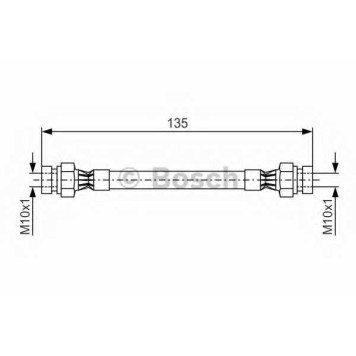 Тормозной шланг BOSCH 1 987 476 400