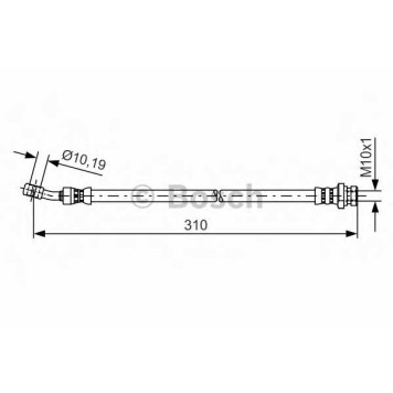Тормозной шланг BOSCH 1 987 481 416