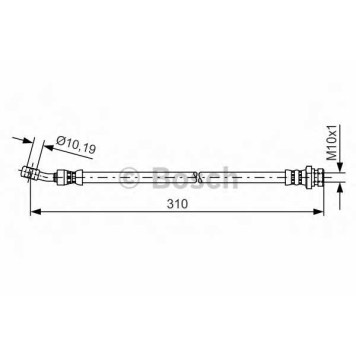 Тормозной шланг BOSCH 1 987 481 417
