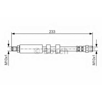 Тормозной шланг BOSCH 1 987 476 418