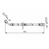 Тормозной шланг BOSCH 1 987 481 521