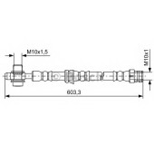 Тормозной шланг BOSCH 1 987 481 742