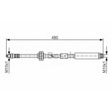Тормозной шланг BOSCH 1 987 476 824