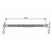 Тормозной шланг BOSCH 1 987 476 950
