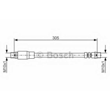 Тормозной шланг BOSCH 1 987 476 171