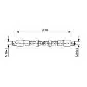 Тормозной шланг BOSCH 1 987 476 247