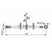 Тормозной шланг BOSCH 1 987 481 077
