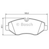 Колодки тормозные дисковые <b>BOSCH 0 986 494 293</b>