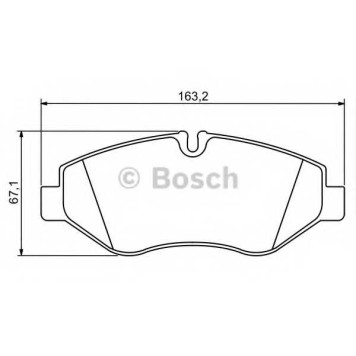 Колодки тормозные дисковые <b>BOSCH 0 986 494 293</b>