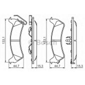 Колодки тормозные дисковые для JEEP GRAND CHEROKEE(ZJ) <b>BOSCH 0 986 494 348</b>