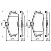 Колодки тормозные дисковые для NISSAN ALMERA(N16), PRIMERA(P11) <b>BOSCH 0 986 495 070</b>