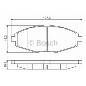Колодки тормозные дисковые для CHEVROLET LANOS, MATIZ(M200,M250), SENS, SPARK / DAEWOO LANOS(KLAT), MATIZ(KLYA) <b>BOSCH 0 986 495 224</b>