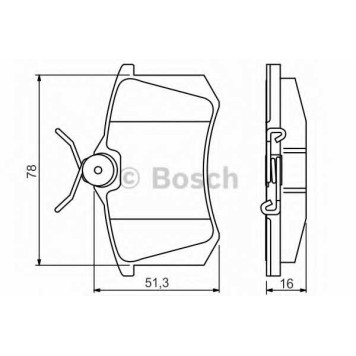 Колодки тормозные дисковые для CITROEN C3, C4 CACTUS, C8, DS3 / FIAT ULYSSE / LANCIA PHEDRA / PEUGEOT 2008, 207, 208, 807 <b>BOSCH 0 986 495 231</b>