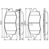 Колодки тормозные дисковые для HYUNDAI ACCENT(MC), i20(PB,PBT) / KIA RIO(JB) <b>BOSCH 0 986 495 240</b>