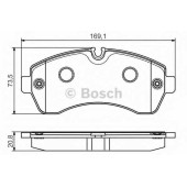 Колодки тормозные дисковые для MERCEDES SPRINTER(906) / VW CRAFTER(2E#,2F#) <b>BOSCH 0 986 495 107</b>