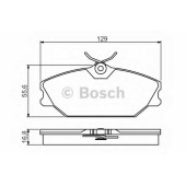 Колодки тормозные дисковые <b>BOSCH 0 986 495 262</b>