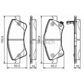 Колодки тормозные дисковые для TOYOTA AURIS, AVENSIS, COROLLA, VERSO <b>BOSCH 0 986 495 106</b>