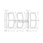 Колодки тормозные дисковые для OPEL SINTRA <b>BOSCH 0 986 424 467</b>